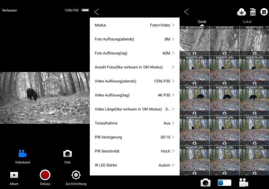 Wildkamera Test: Wildkameras Dezember2022 Braun1320 App