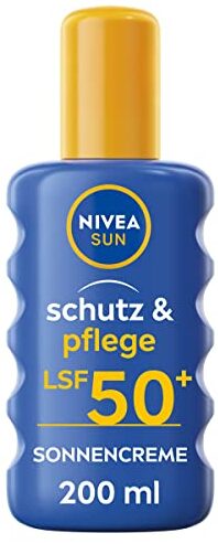 Test Sonnencreme: Nivea Sun Schutz & Pflege Sonnenspray LSF 50+