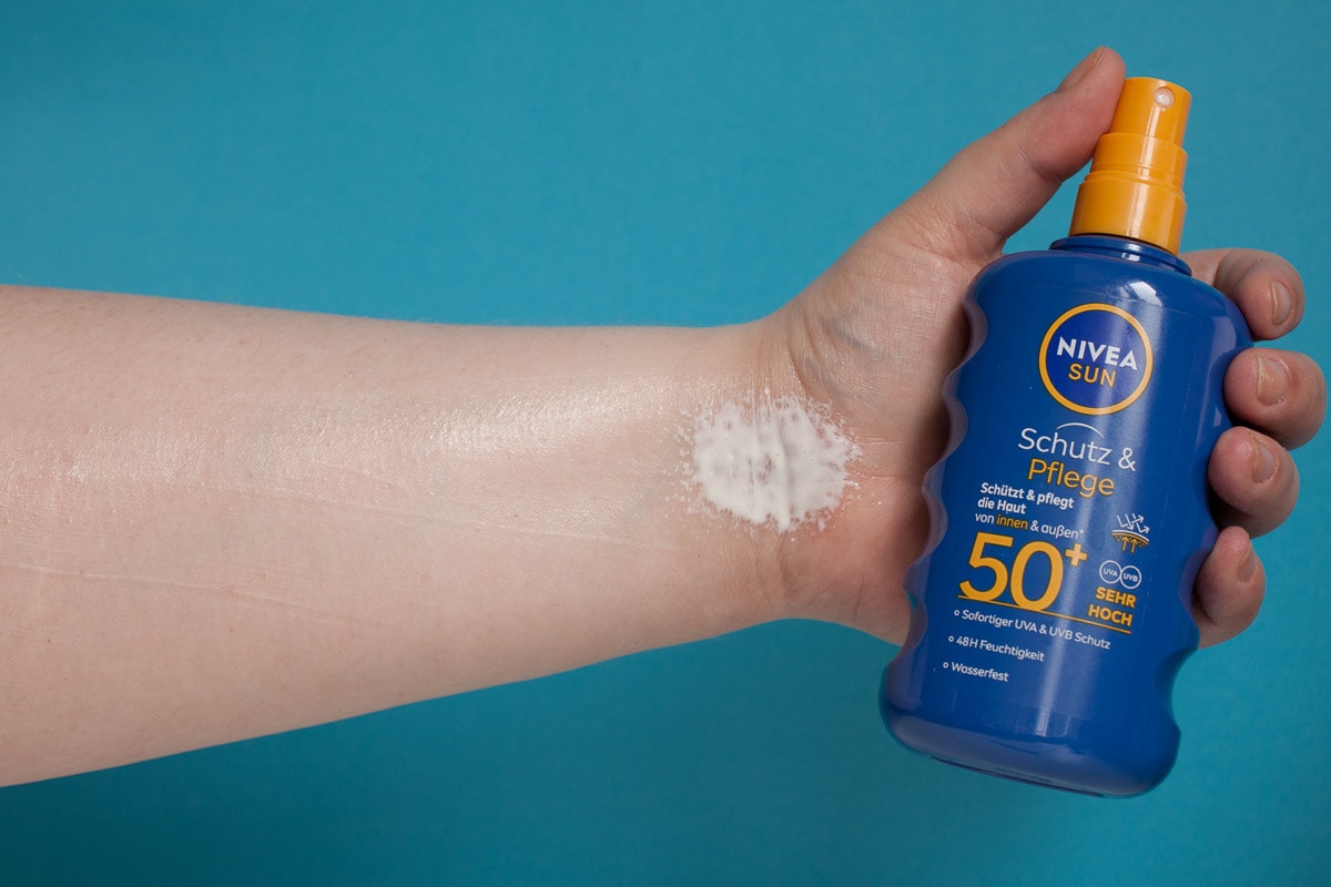 Sonnencreme Test: Nivea Schutz & Pflege Sonnenmilch Lsf 50 Plus Frisch