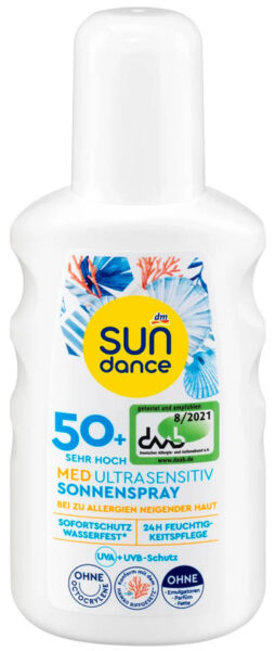 Sonnencreme Test: Sundance Med Ultra Sensitive Spray Lsf 50 Plus