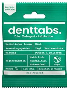 Test Zahnpasta: Denttabs Die Zahnputztablette