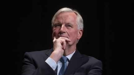 Michel Barnier participe à un meeting des Républicains à Boulogne-Billancourt (Hauts-de-Seine), le 9 novembre 2021. (MAGALI COHEN / HANS LUCAS / AFP)