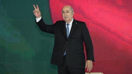 Abdelmadjid Tebboune à Alger (Algérie), le 3 septembre 2024. (TEBBOUNE CAMPAIGN PRESS SERVICE HANDOUT / MAXPPP)