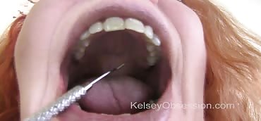 Mouth Fetish - Dental Exam with Kiki Daire