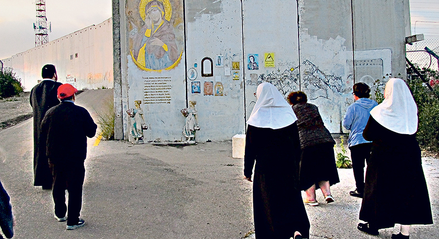 Marienikone an der Bethlehemer Mauer