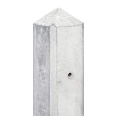 Betonpaal diamantkop Schelde wit/grijs 8,5 x 8,5 x 180 cm