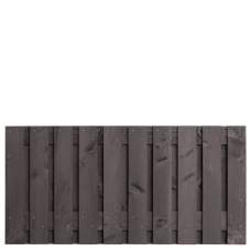 Tuinscherm Marlies douglas zwart gedompeld 90 x 180 cm recht
