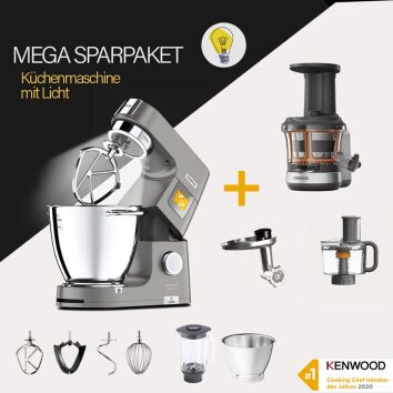 Kenwood Titanium Chef Patissier XL - Spar-Set Slow Juicer