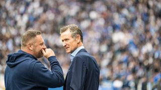 v.li. Trainer Pal Dardai (Hertha BSC) und Geschäftsführer Thomas E. Herrich