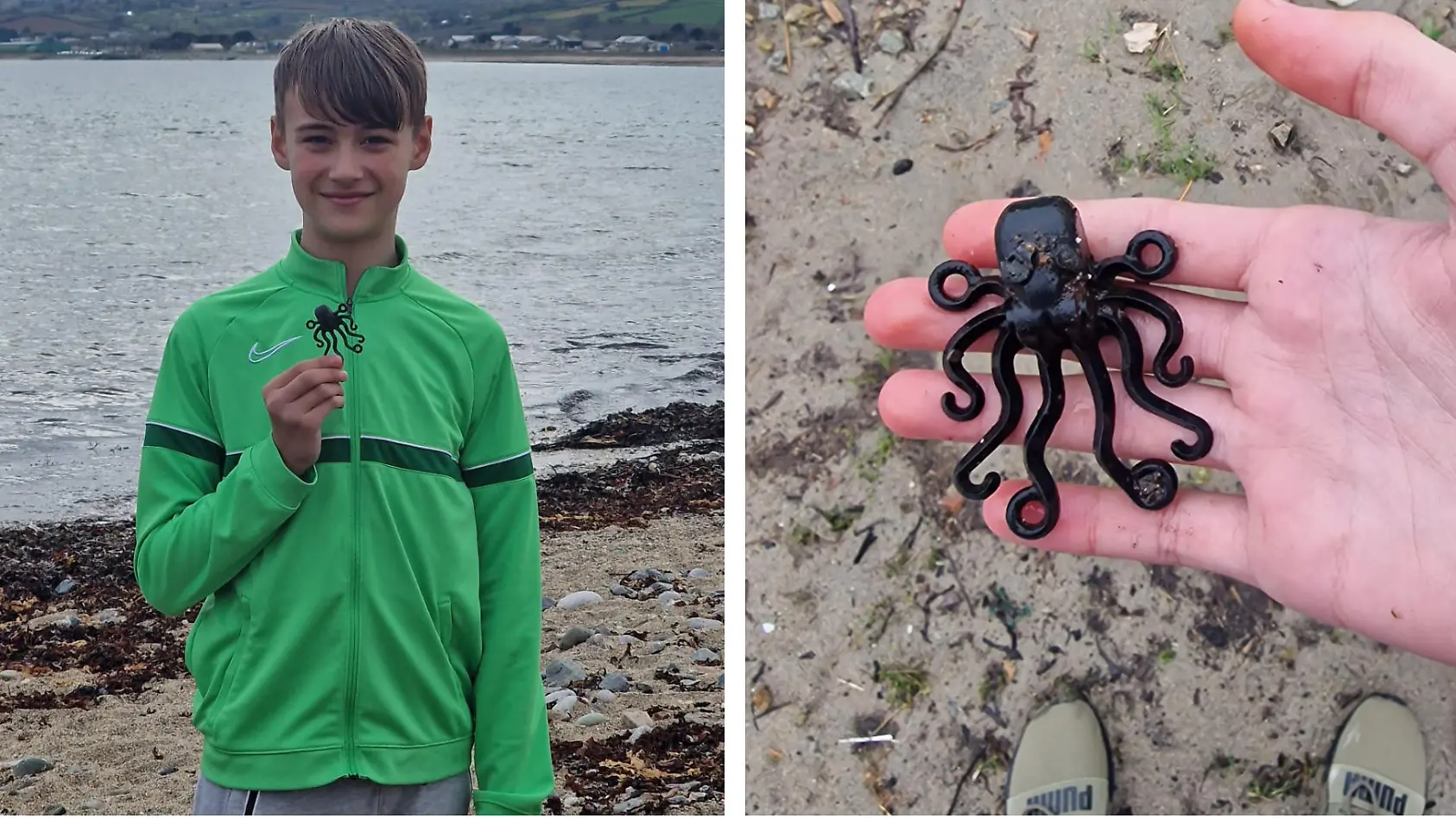 Junge findet seltenen Lego-Oktopus