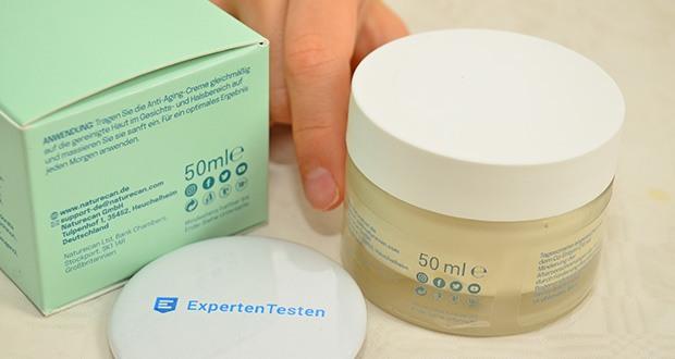 Naturecan Anti-Aging CBD Gesichtscreme mit Q10 im Test - 100% vegan und GMO-frei