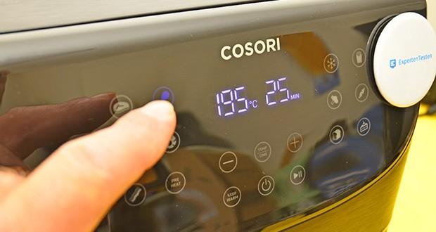 Cosori 5,5-Liter Heißluftfritteuse im Test - 11 voreingestellte Speiseprogramme