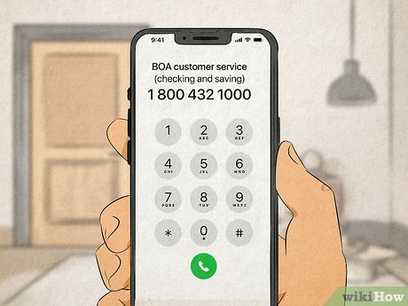 Step 1 Call 1(800)432-1000 for checking and savings customer service matters.