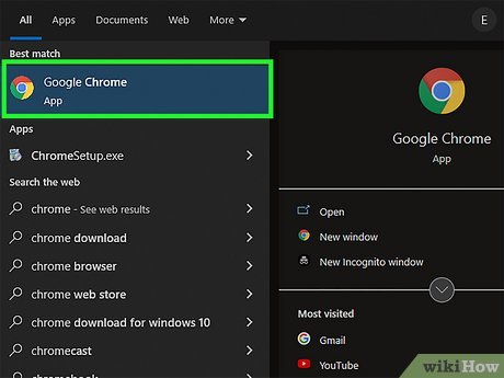 Step 1 Open icon Google Chrome.