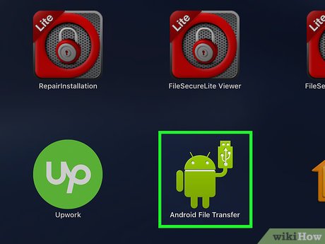 Step 7 Open Android File Transfer.