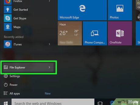 Step 3 Open File Explorer icon.