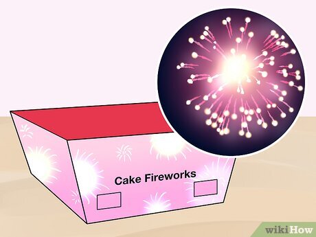 Step 9 Use cakes for a dramatic end to your show with multiple explosions at once.