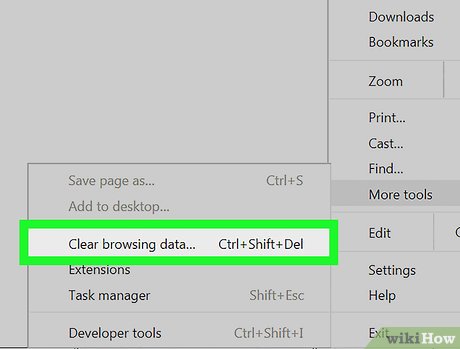 Step 3 Click Clear browsing data….