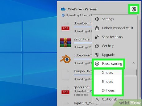 If your computer slows down when gaming or streaming, pause OneDrive.