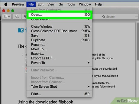 Step 1 Open a PDF document in the Preview app.