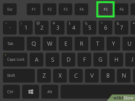 Step 3 Use a keyboard shortcut.
