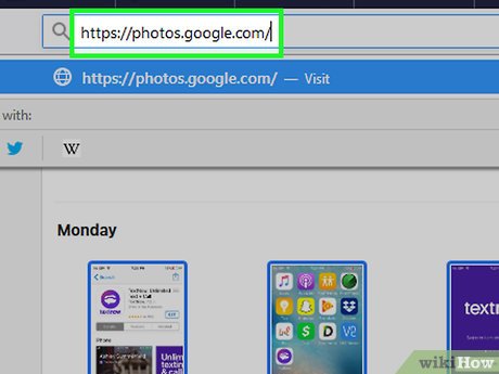 Step 1 Abre la página web de Google Fotos en una computadora.