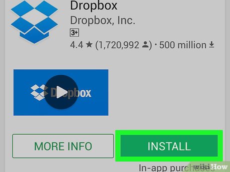 Step 3 Stáhněte si aplikaci Dropbox do svého zařízení Android.