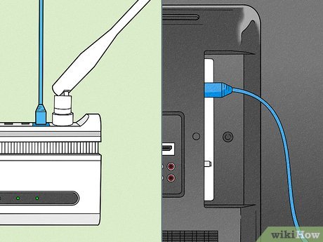 Step 1 Schließe deinen Fernseher direkt an deinen Router an, um die beste Verbindung zu gewährleisten.