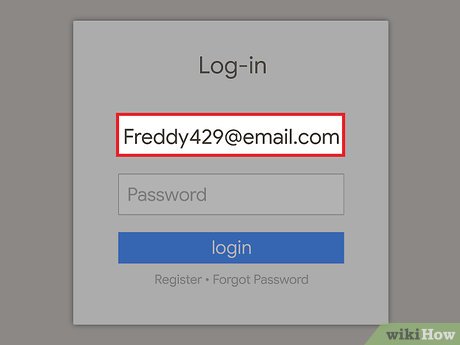Step 5 Verwende nicht deine Mail-Adresse als Nutzername auf einer anderen Seite.