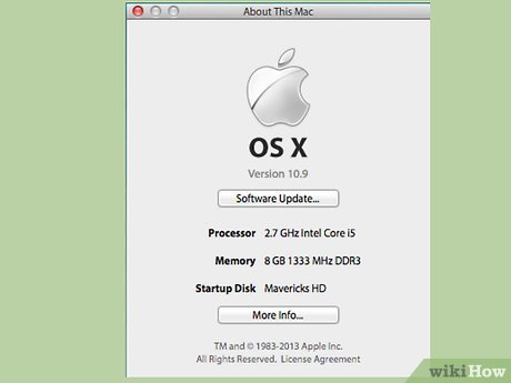 Step 2 确定你运行的是兼容的OS X版本。