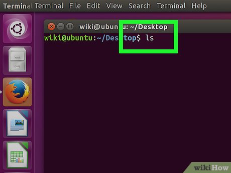 Step 2 Tippe ls in Terminal ein und drücke auf ↵ Enter.