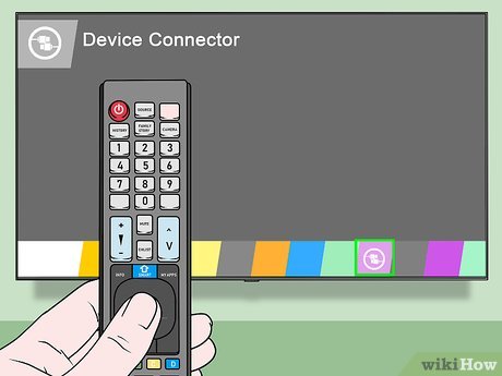 Step 4 Abra o app “Device Connector”, que possibilita a ligação entre o PC Windows com a Smart TV: