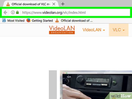 Step 1 Gehe auf die Download-Seite des VLC Media Players.