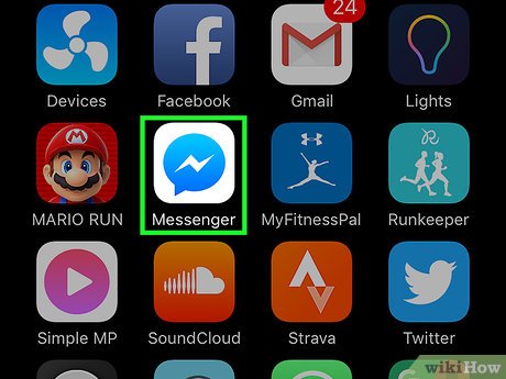 Step 1 打开Facebook Messenger应用程序。