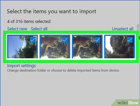 Step 8 Wähle die zu importierenden Bilder aus und klicke auf Fortfahren.