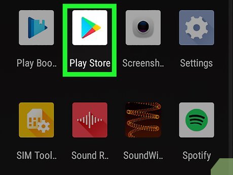 Step 1 Öffne den Play Store icon.