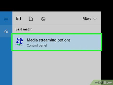Step 6 คลิก Media streaming options.