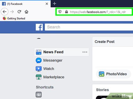 Step 1 Öffne Facebook.