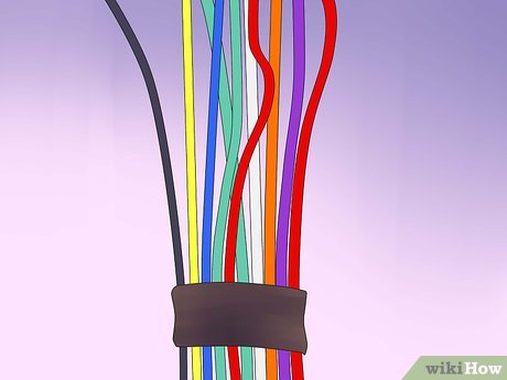 Step 8 Bündele Kabel derselben Farbe zusammen.