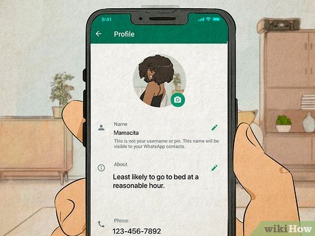 Drücke deine Persönlichkeit mit deinem individuellen WhatsApp-Profil aus.