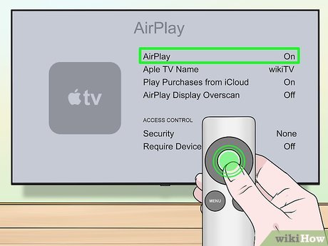 Step 1 Asegúrate de que tu televisor o reproductor de medios digitales sea compatible con AirPlay.