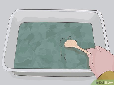 Step 3 Remuez la pâte dans l'eau jusqu'à une texture homogène.