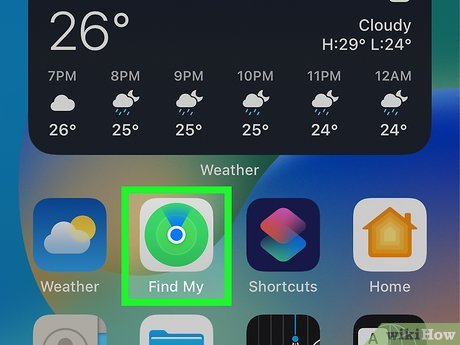 Step 1 Abre Find My en tu dispositivo.