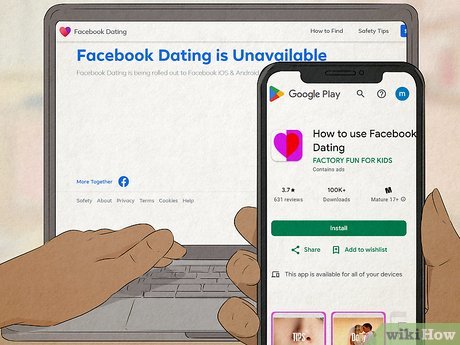 Facebook Dating ist nur in der mobilen Facebook-App verfügbar.