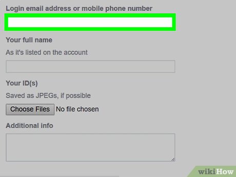 Step 3 Gib deine E-Mail-Adresse oder Telefonnummer ein.
