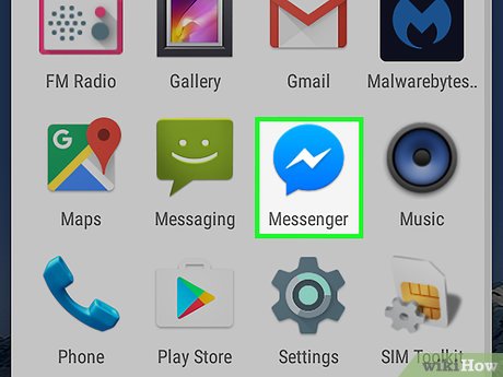 Step 1 打开Facebook Messenger应用程序。