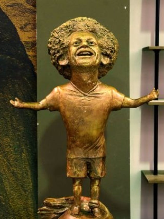 Is it Mo Salah or Leo Sayer? Mick Jagger or Taylor Swift? Can you tell which celebs these iffy effigies are meant to be?