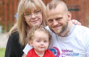 Baby diagnosed with devastating condition after she stopped kicking feet