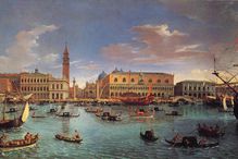 San Marco Basin, Venice, 1697, Gaspar van Wittel