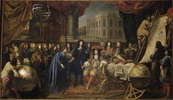 Colbert Presenting The Members Of The Royal Academy Of Sciences To Louis XIV In 1667